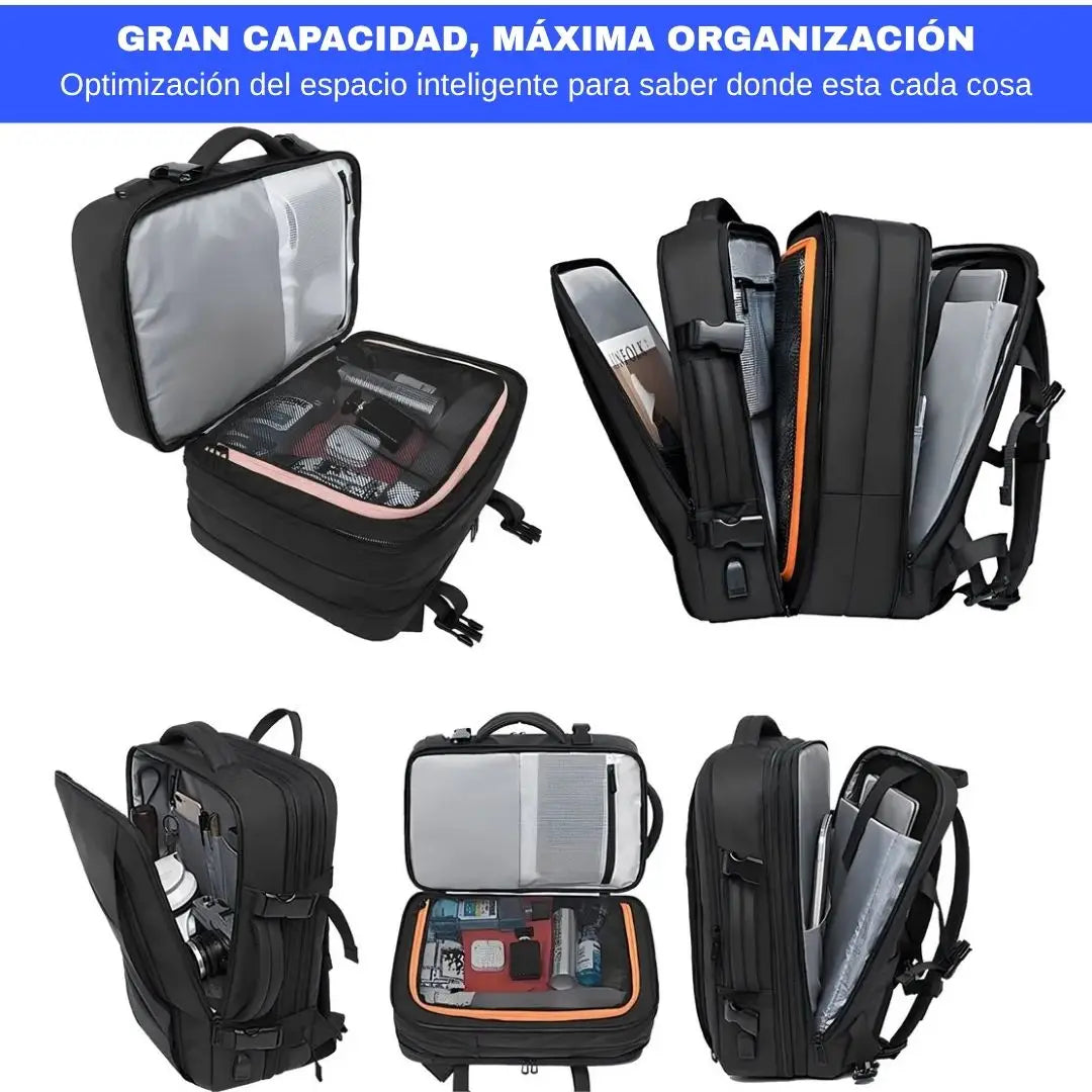 TRAVELAR® bolso de viaje IMPERMEABLE con organización inteligente multifuncional gran capacidad de almacenamiento