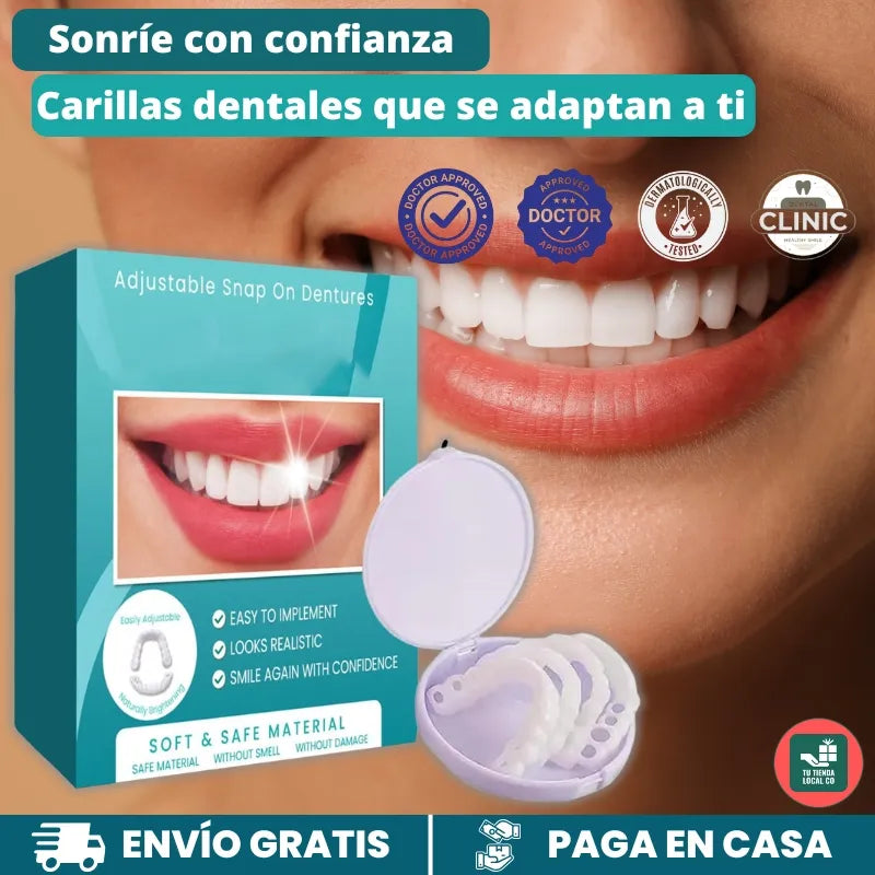 CARILLAS DENTALES SNAP ON DENTURE UN CAMBIO QUE TRANSFORMA TU VIDA AL INSTANTE