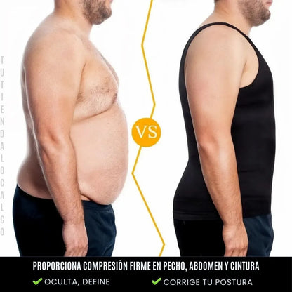 MAXFIT®  COMPRESSION | la camisilla de compresión inteligente, alinea tu postura, define tu pecho y abdomen al instante