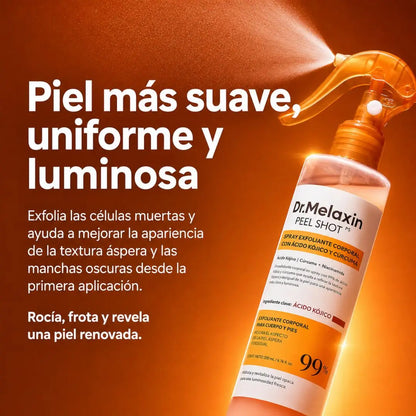 Dr. Melaxin Peel Shot™ - Exfoliante de Acción Rápida - Para una Piel Visiblemente Más Lisa y Uniforme.