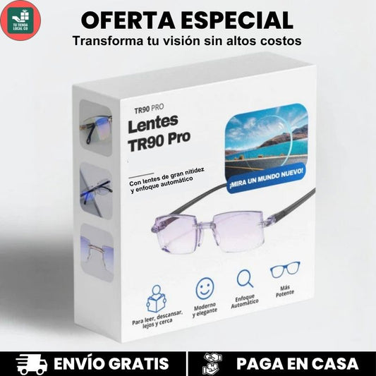 GAFAS MULTIFOCALES INTELIGENTES TR90 CON ZOOM AUTOMÁTICO, PROTECIÓN DE LUZ AZUL Y EFECTO FOTOCROMÁTICO