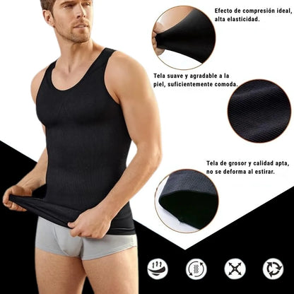 MAXFIT®  COMPRESSION | la camisilla de compresión inteligente, alinea tu postura, define tu pecho y abdomen desde el primer uso