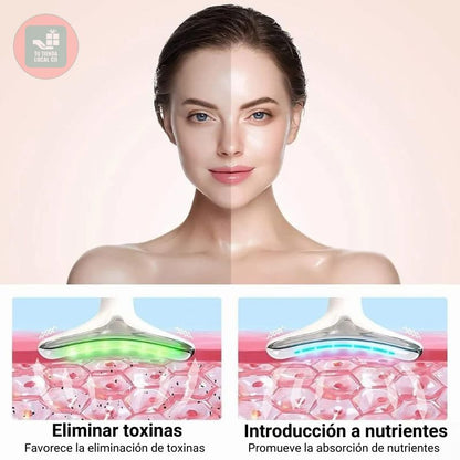 VITALUXE SKINCARE | Masajeador lifting profesional  reafirmante antienvejecimiento en el cuidado de la piel |