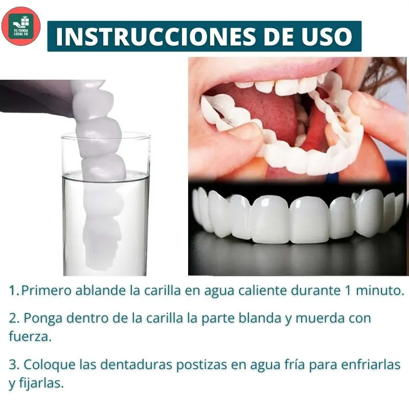 CARILLAS DENTALES SNAP ON DENTURE UN CAMBIO QUE TRANSFORMA TU VIDA AL INSTANTE