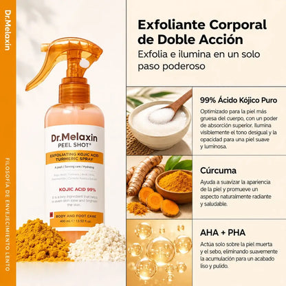 Dr. Melaxin Peel Shot™ - Exfoliante de Acción Rápida - Para una Piel Visiblemente Más Lisa y Uniforme.