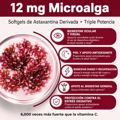 Astaxantina | El poderoso antioxidante anti edad| Protege tus células desde adentro la clave para tu inmunidad interior.