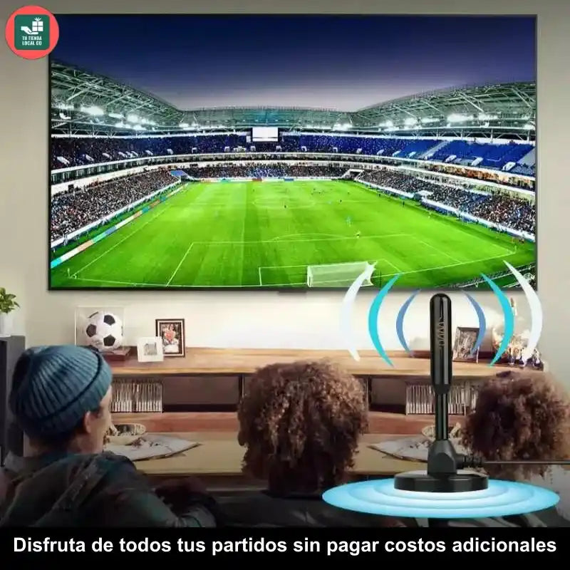 ANTENA PORTATIL TDT 4K UHD 2025 MÁXIMA SEÑAL Y NITIDEZ PARA CANALES GRATIS