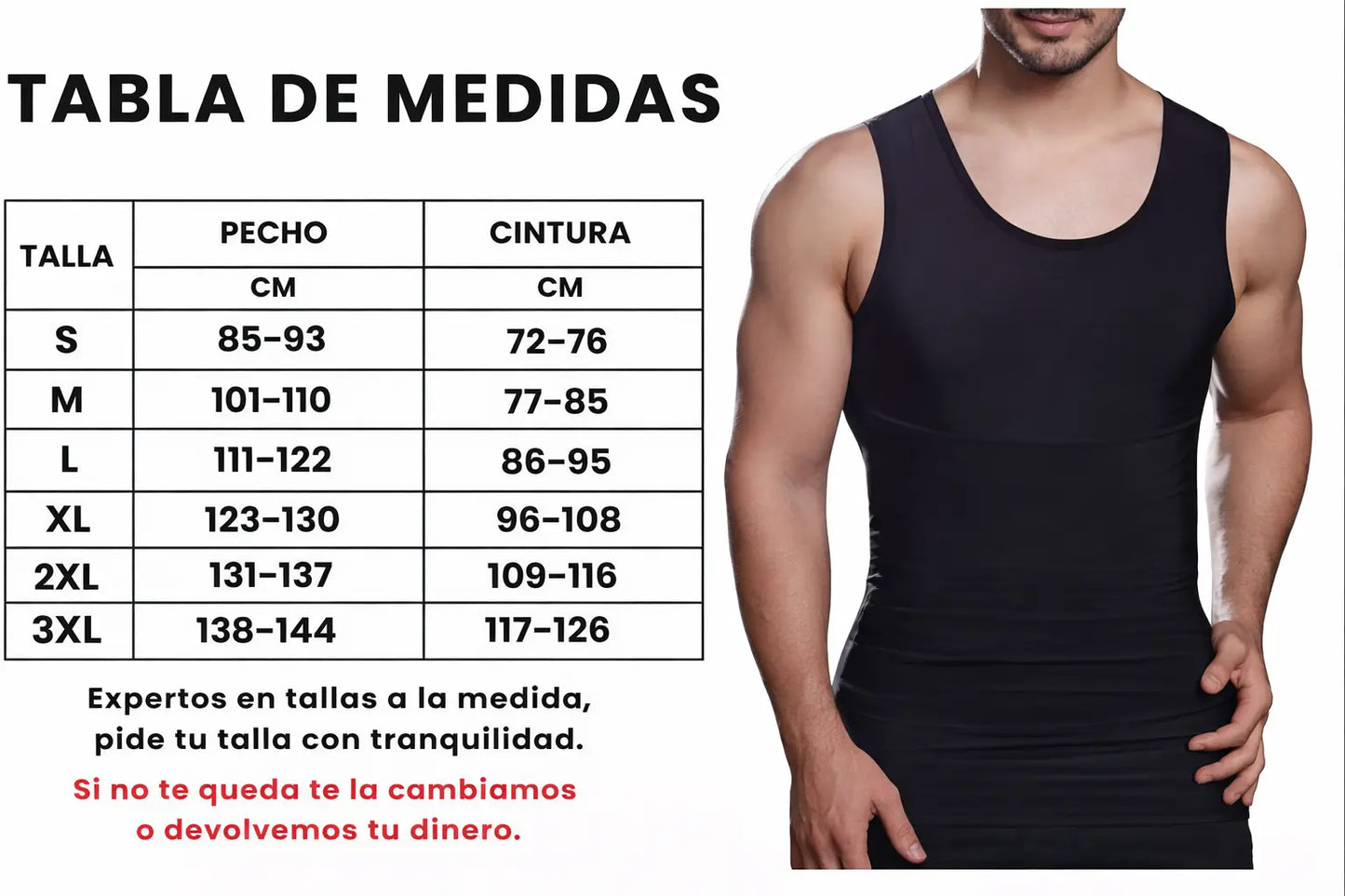 MAXFIT®  COMPRESSION |Camisilla de compresión, alinea tu postura, define tu pecho y abdomen al instante