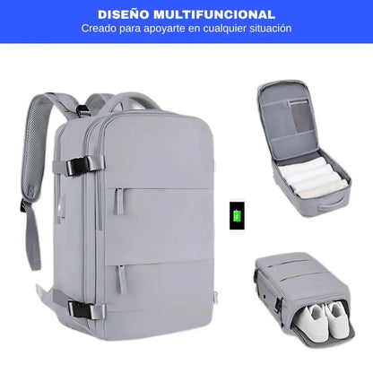 TRAVELAR® bolso de viaje IMPERMEABLE con organización inteligente multifuncional gran capacidad de almacenamiento