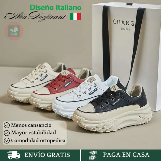 Alba Dogliani Comfort | Calzado ortopédico que ayuda a reducir el cansancio al caminar.